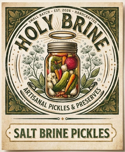 Classic Salt Brine Pickles